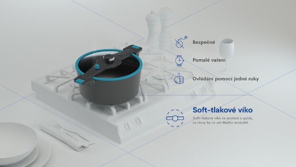 Elektrický hrniec na pečenie Remoska T41/42 Tria Black, dusenie