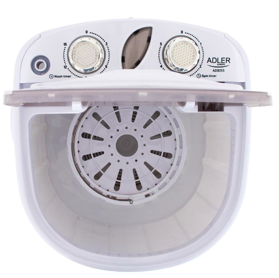 Mini práčka Adler AD8055 Cestovná práčka Adler AD 8055″ width=