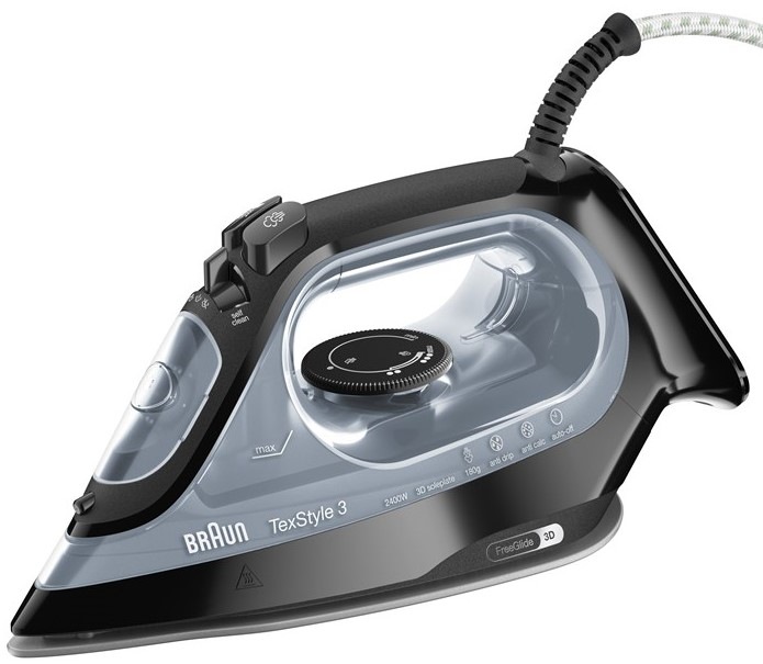 Žehlička Braun TexStyle 3 SI3055BK čierna