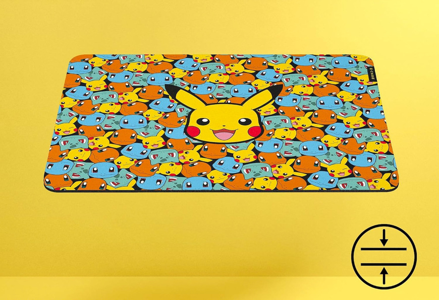 Podložka Razer Gigantus V2 Pokémon s nízkoprofilovým prevedením a celoplošným motívom