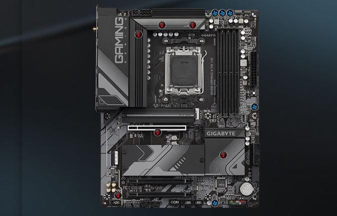 Základná doska GIGABYTE B650 GAMING X AX V2 Napájanie a chladenie pri doske Gigabyte B650 Gaming X AX V2