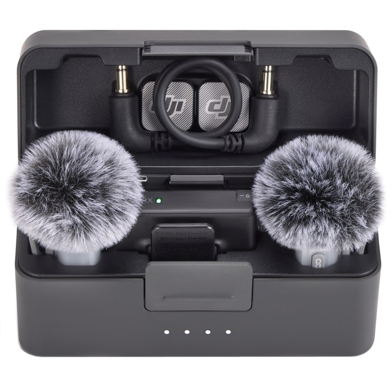 Mikrofón DJI Mic Mini 2 (2 TX + 1 RX + Charging Case) - čierny