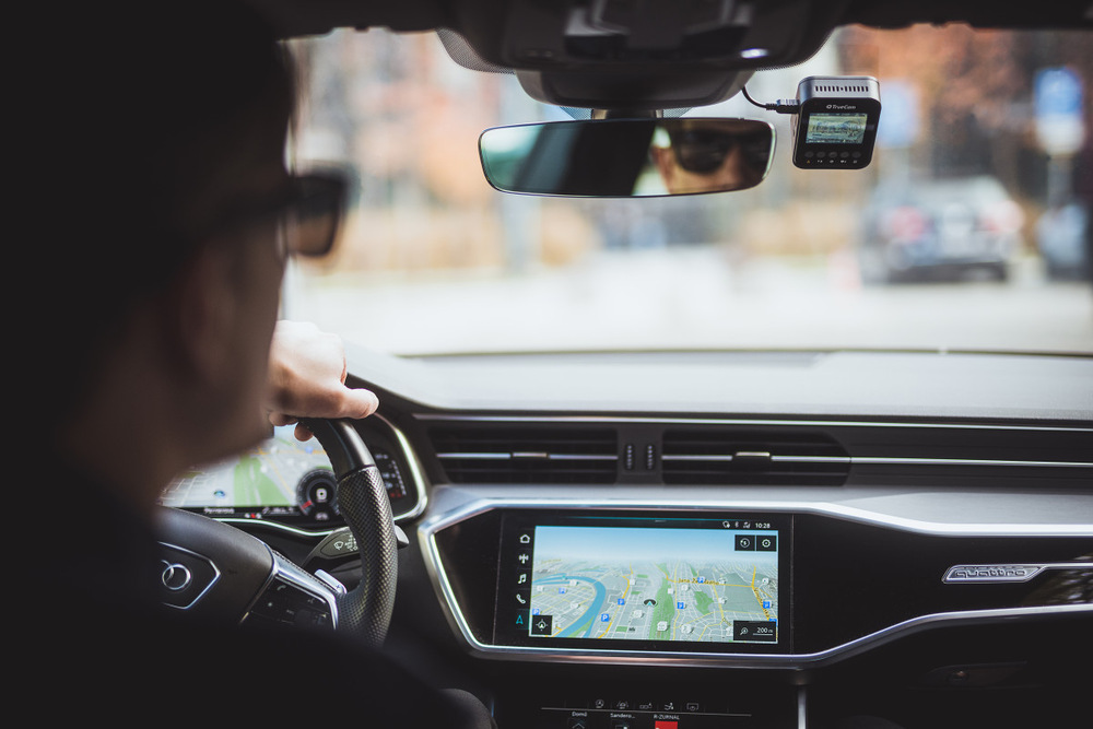 Autokamera TrueCam H25 GPS 4K (s hlásením radarov) čierna