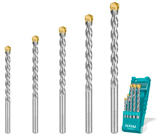 Súprava vrtákov Total tools TACSD5051 5ks