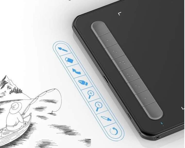 Grafický tablet XPPen Deco MW čierny Grafický tablet XPPen Deco MW čierny