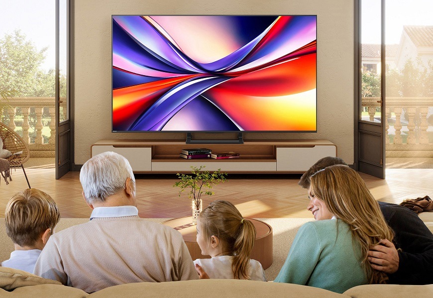Televízia Hisense 43A7Q, v domácnosti