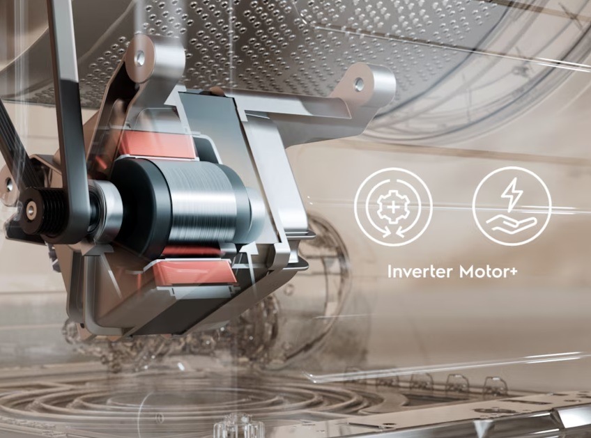 Práčka Electrolux Série 600 EW6F8482C biela Permanentný magnet invertorového motora práčky Electrolux.