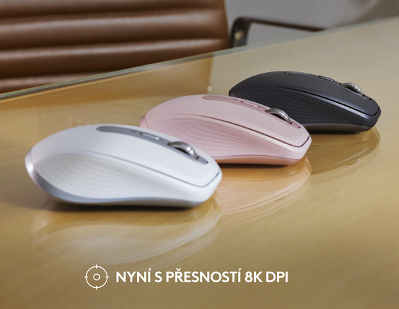 Myš Logitech MX Anywhere 3S ružová Myš Logitech MX Anywhere 3S ružová