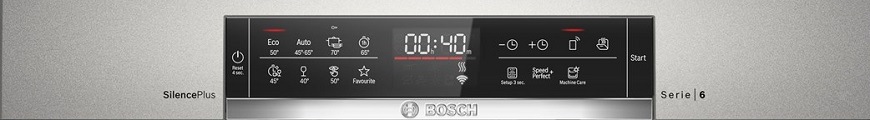 Umývačka riadu Bosch Serie 6 SMS6ECI04E nerez BOSSMS6ECI04E_panel