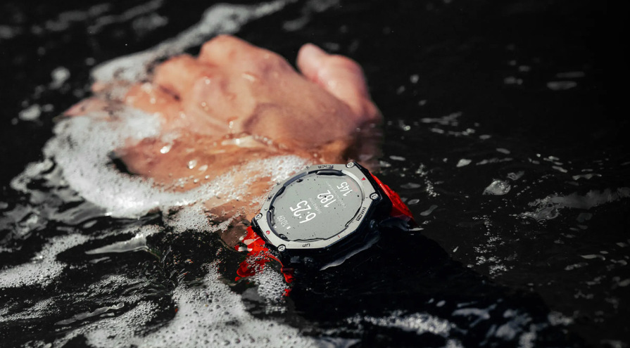 Inteligentné hodinky Amazfit T-Rex 3 Pro 48 mm čierne/zlaté Inteligentné hodinky Amazfit T-Rex 3 Pro 48 mm čierne/zlaté