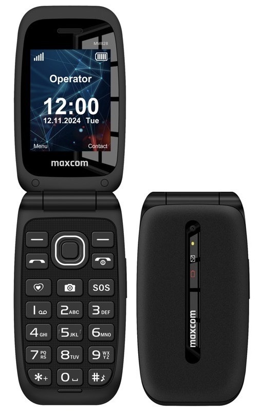 Mobilný telefón MaxCom Comfort MM828 čierny
