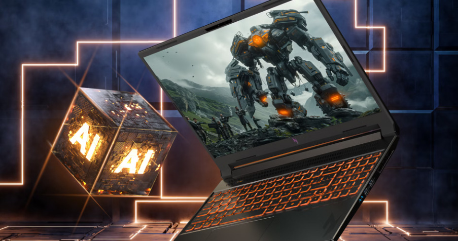 Acer Nitro V 15 AI dbá veľký dôraz na nástroje umelej inteligencie
