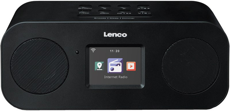 Internetové rádio s DAB+ Lenco DIR-121BK, čierne
