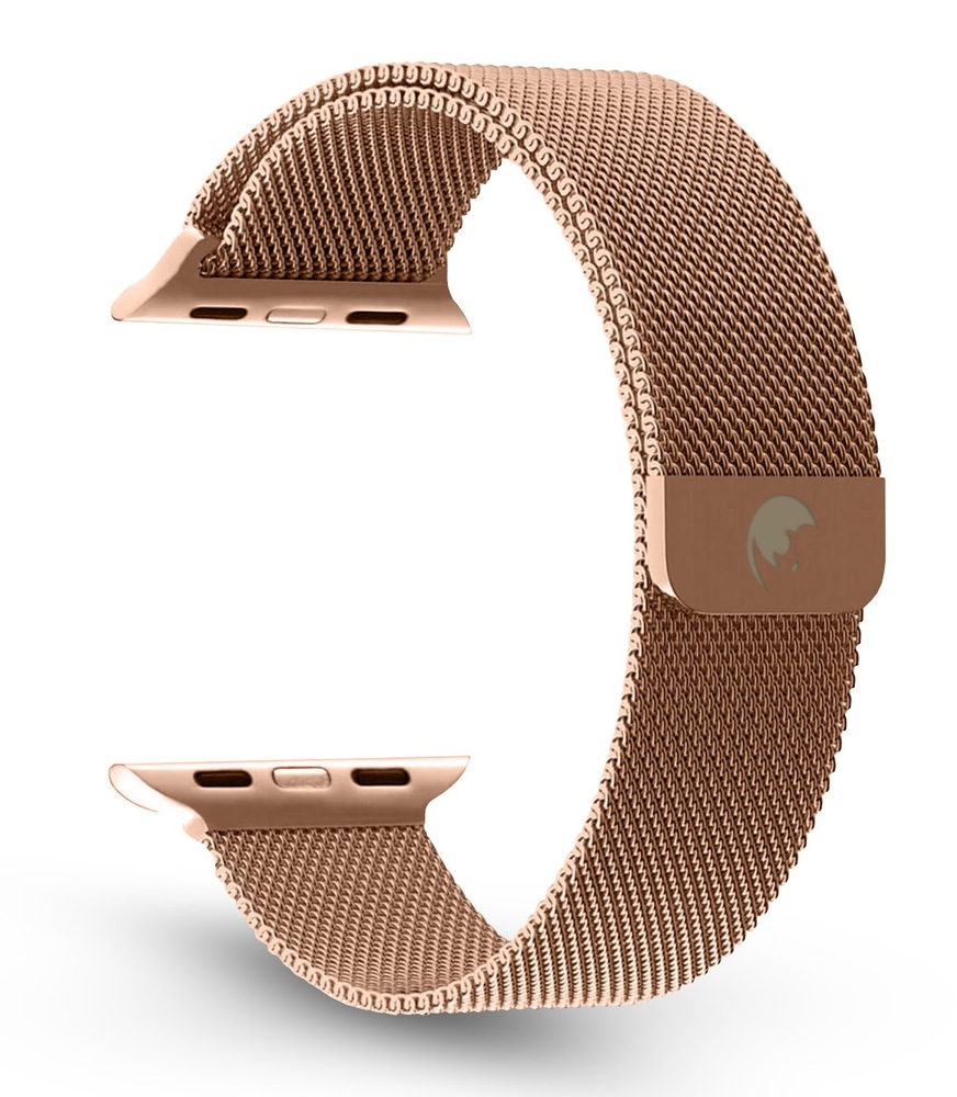 Remienok RhinoTech milánsky ťah na Apple Watch 38/40/41 mm ružový/zlatý Remienok RhinoTech milánsky ťah na Apple Watch 38/40/41 mm ružový/zlatý