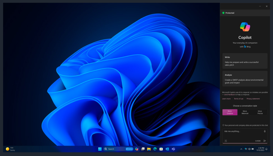 Stolný počítač Dell Pro Micro QCM1255 čierny Dell Pro Micro QCM1255 poháňa operačný systém Windows 11 Pro