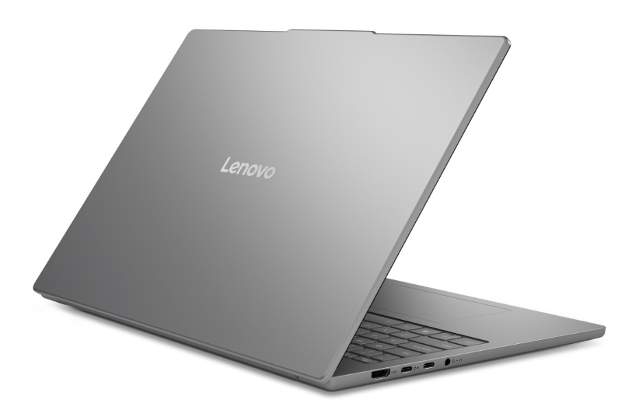 Notebook Lenovo IdeaPad Pro 5 16IPH11 sivý Pootvorený notebook Lenovo IdeaPad Pro 5 16IPH11 zozadu
