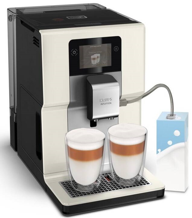 Automatický kávovar Krups Intuition Preference EA872A10 čierny/krémový