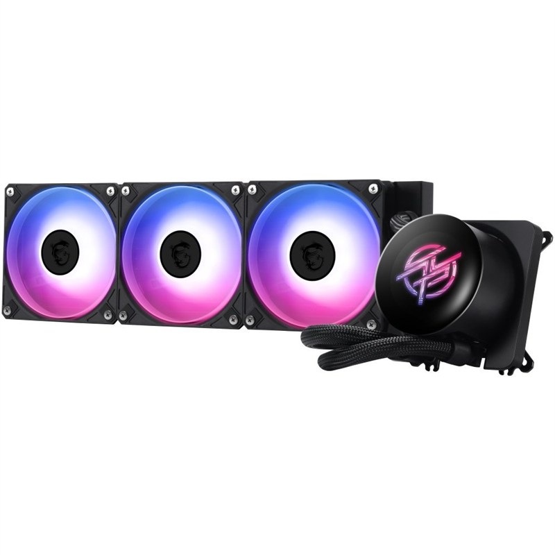 Vodný chladič MSI MPG CoreLiquid P13 360, čierna farba
