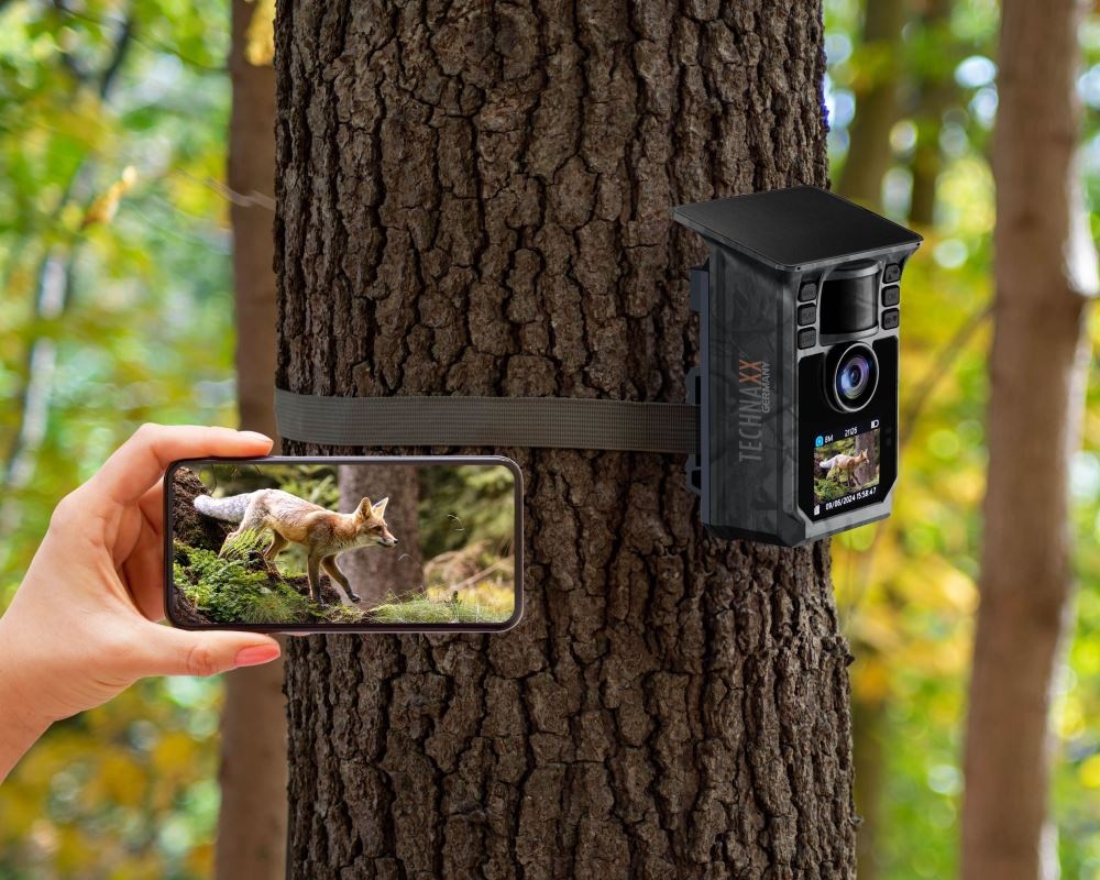 Fotopasca Technaxx TX-326 sivá Mobilná aplikácia TrailCam Go – prehľad záznamov z fotopasce.
