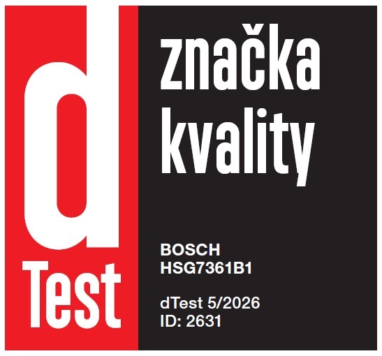 Rúra Bosch Serie 8 HSG7361B1 čierna dTest-HSG7361B1