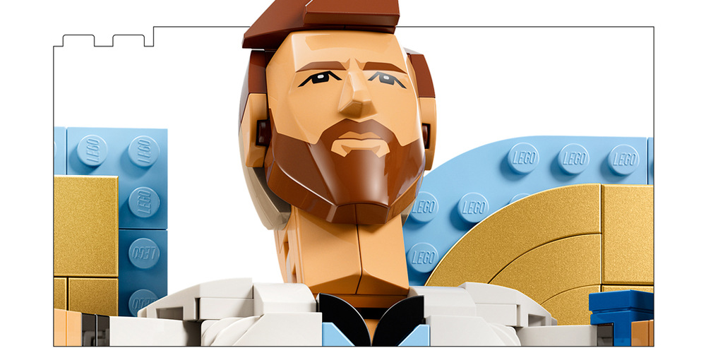 Stavebnica LEGO® Editions 43015 Lionel Messi – Futbalová legenda Messiho figúrku je možné zostaviť vo víťaznej póze alebo pri behu s loptou a model tak kedykoľvek prispôsobiť vlastnému vkusu.