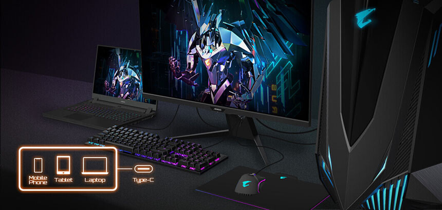 Herný monitor GIGABYTE AORUS FI32U čierny Herný monitor GIGABYTE AORUS FI32U čierny