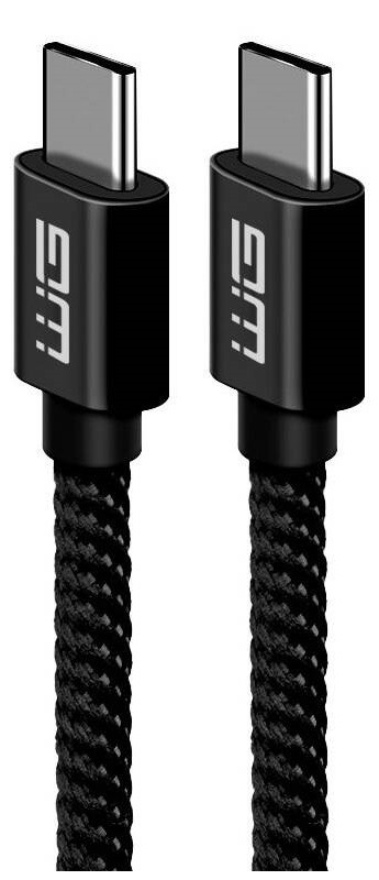 Kábel WG USB-C/USB-C, 2m čierny
