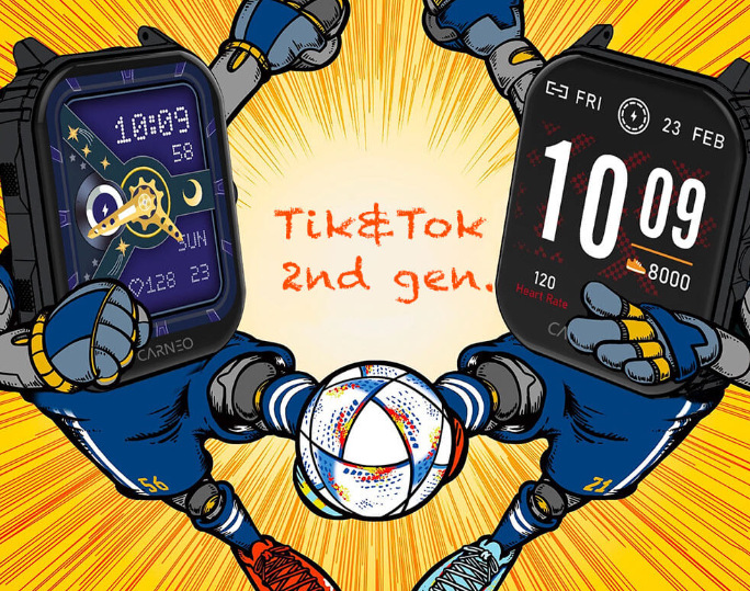 Inteligentné hodinky Carneo TIK&TOK HR+ 2gen. Girl ružové Inteligentné hodinky Carneo TIK&TOK HR+ 2gen. Girl ružové
