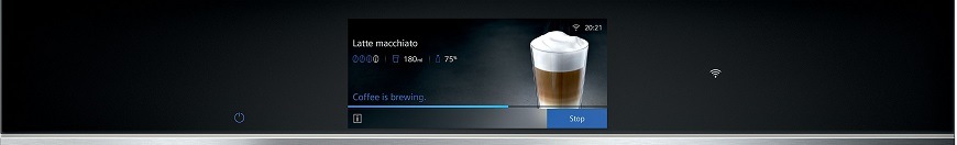 Vstavané espresso Siemens iQ700 CT718L1B0 čierny SIECT718L1B0_displej