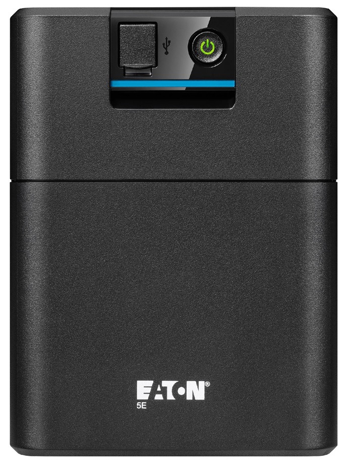 Záložný zdroj Eaton UPS 5E 1200 USB IEC G2, Line-interactive, Tower, 1200VA/660W, výstup 6x IEC C13, USB, bez ventilátora čierny
