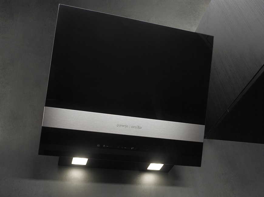 Odsávač pár Gorenje Ora-Ito II WHI643ORAB čierny Komínový odsávač pár Gorenje WHI643ORAB, čierna, LED osvetlenie