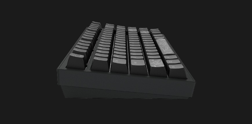 Klávesnica Dark Project ALU Terra Nostra R2, US čierna