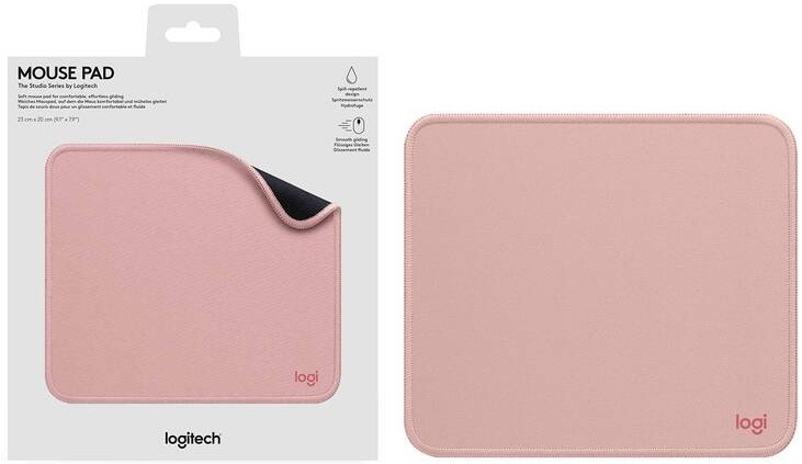 Podložka pod myš Logitech Mouse Pad Studio Series, 20 x 23 cm ružová Podložka pod myš Logitech Mouse Pad Studio Series, 20 x 23 cm ružová