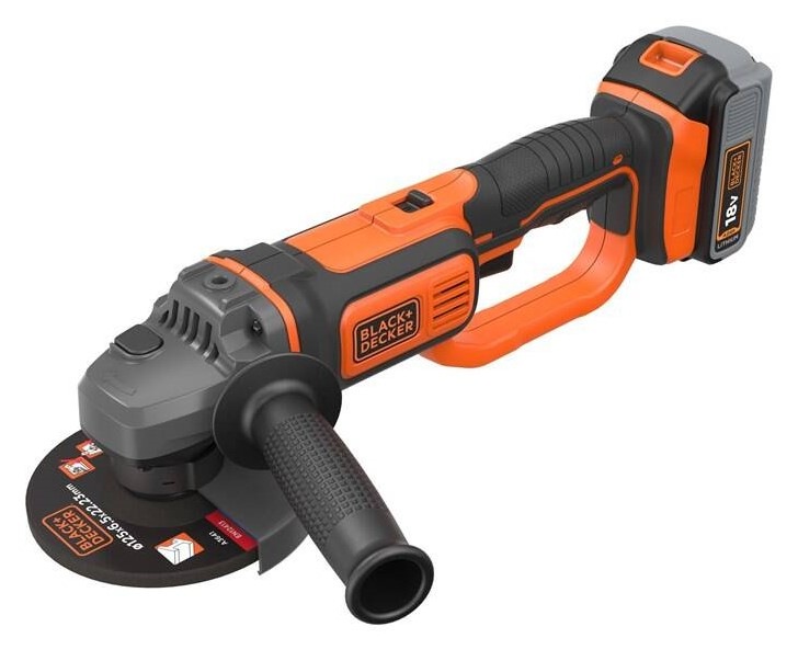 Uhlová brúska akumulátorová Black-Decker BCG720M1-QW (s batériou)