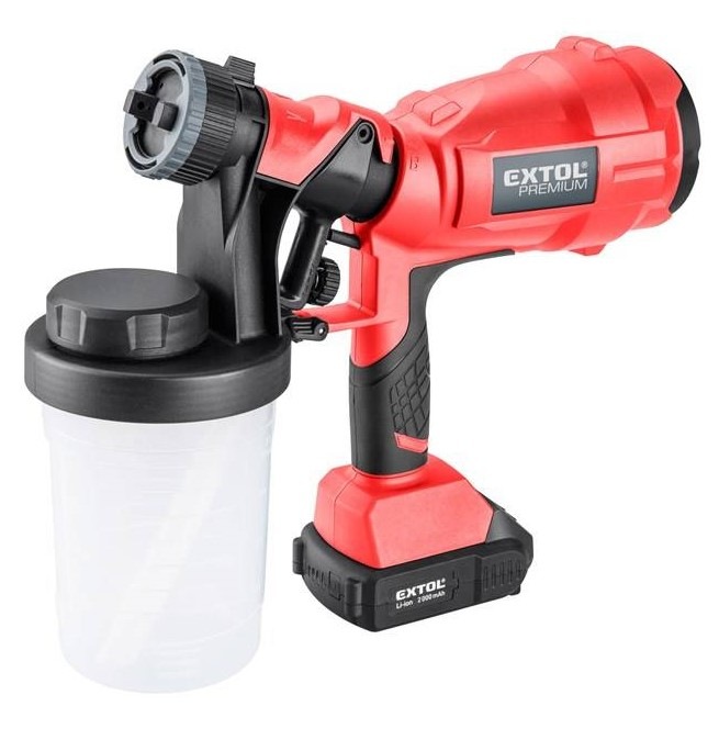 Pištoľ striekacia Extol Premium 8891862 20V Li-ion (s batériou)