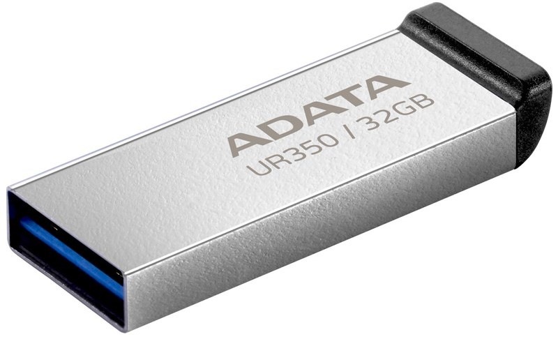 ADATA Flash Disk 32GB UR350, USB 3.2 Dash Drive, kov čierna