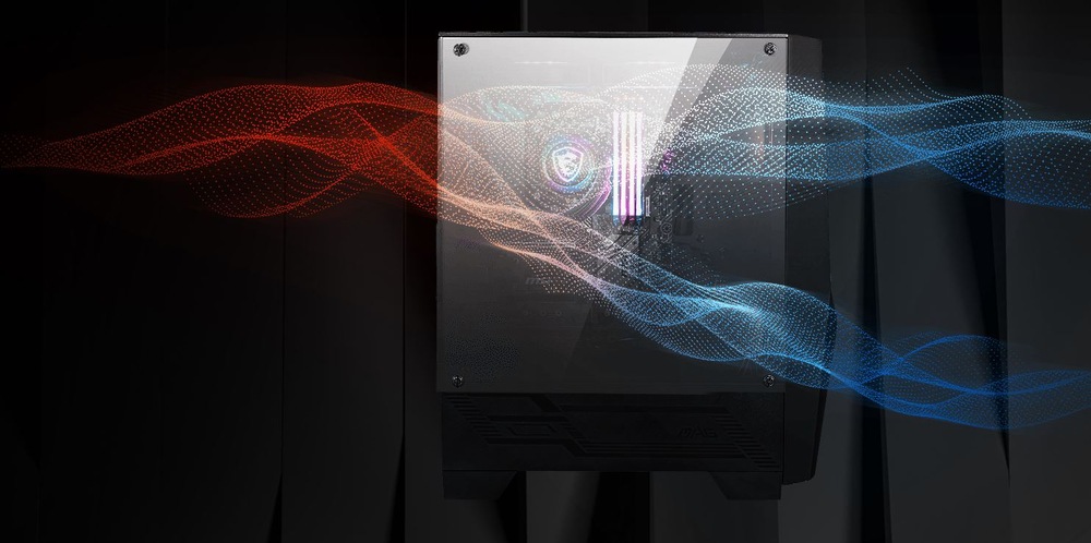 Case MSI MAG FORGE 100R čierna MSI MAG FORGE 100R