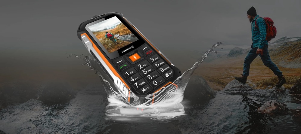 Mobilný telefón myPhone Hammer Boost 2 LTE čierny/oranžový Mobilný telefón myPhone Hammer Boost 2 LTE čierny/oranžový