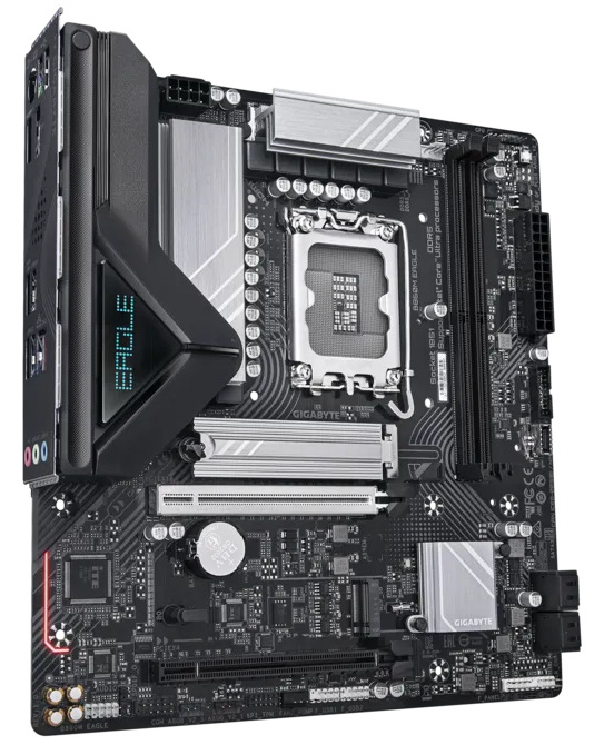 Základná doska GIGABYTE B860M EAGLE Základná doska Gigabyte B860M EAGLE v mATX formáte pre Intel Core Ultra procesory