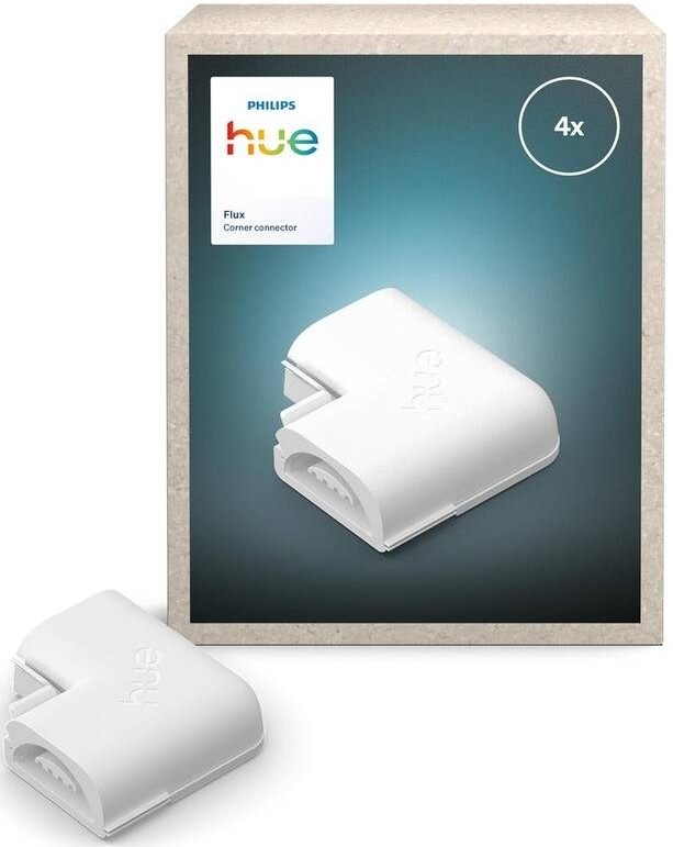 Konektor Philips Hue Flux accessories, CORNER connector L shape v počte 4 ks