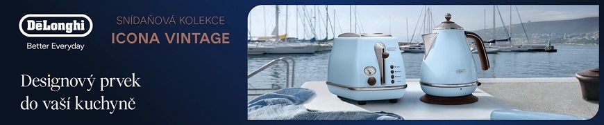 Hriankovač De'Longhi Icona Vintage CTOV2103.AZ modrý Hriankovač De'Longhi Icona Vintage CTOV 2103.AZ dvojštrbinový