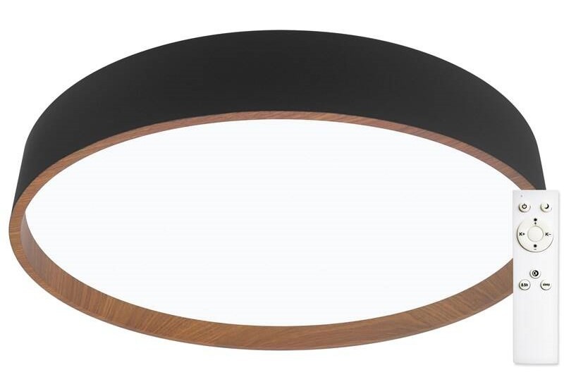LED stropné svietidlo Top Light Dekor 50C RC čierne Stropné svietidlo Top Light Dekor 50C RC - čierne