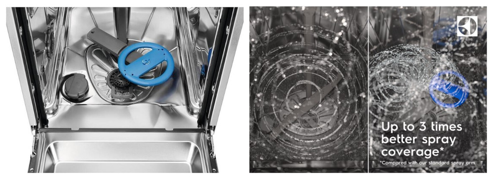 Umývačka riadu 45 Electrolux 700 GlassCare EEG63410L, vstavaná, rameno Sattelite Clean