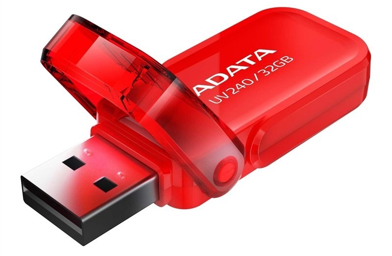 Flash USB ADATA Dash Drive UV240 32GB USB 2.0 obsahuje otvor na pripevnenie na kľúče či šnúrku