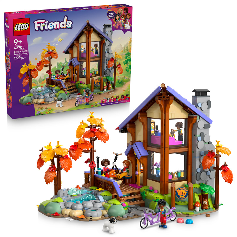 Stavebnica LEGO® Friends 42705 Útulná chata v jesennom lese
