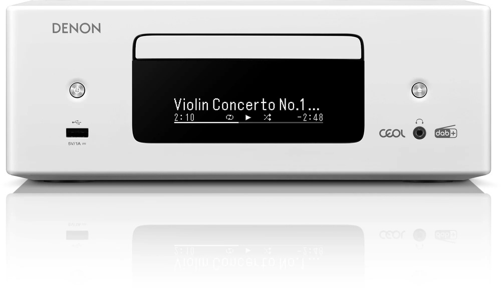 Mikro HiFi systém Denon RCD-N12 DAB CEOL biely