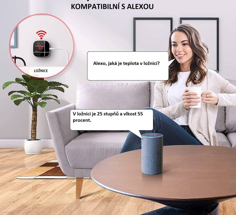 Teplomer ThermoPro TP-90 WiFi čierny Teplomer ThermoPro TP-90 WiFi čierny