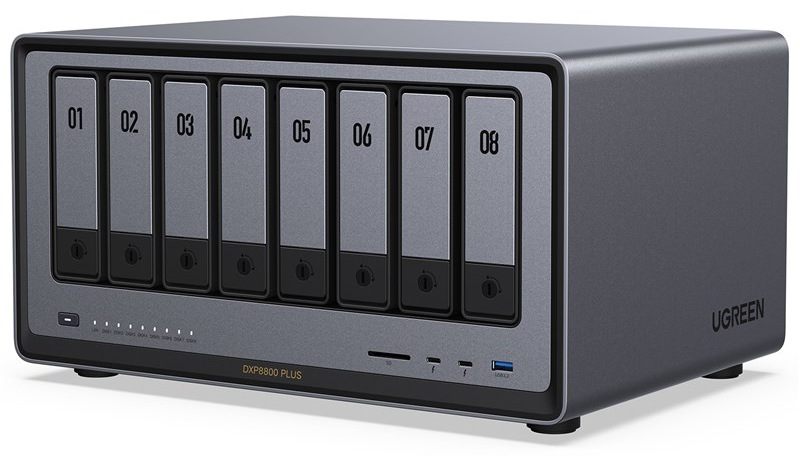 Sieťové úložisko UGREEN NASync DXP8800 Plus sivé