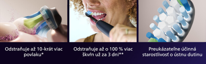 Náhradné hlavice Philips Sonicare Premium Plaque Defense HX9042/88 (2 ks) čierna