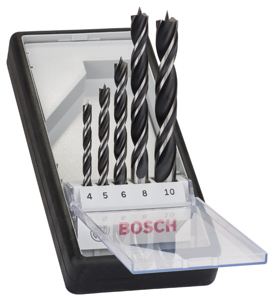 Sada vrtákov Bosch Robust Line (5 ks) modré